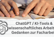 ChatGPT / KI - wissenschaftliches Arbeiten und die Facharbeit