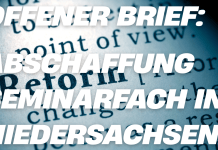 Offener Brief zur Abschaffung des Seminarfachs in Niedersachsen - Oberstufenreform