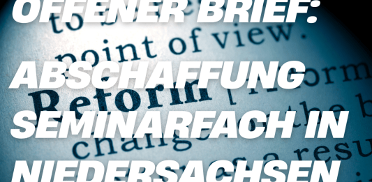 Offener Brief zur Abschaffung des Seminarfachs in Niedersachsen - Oberstufenreform
