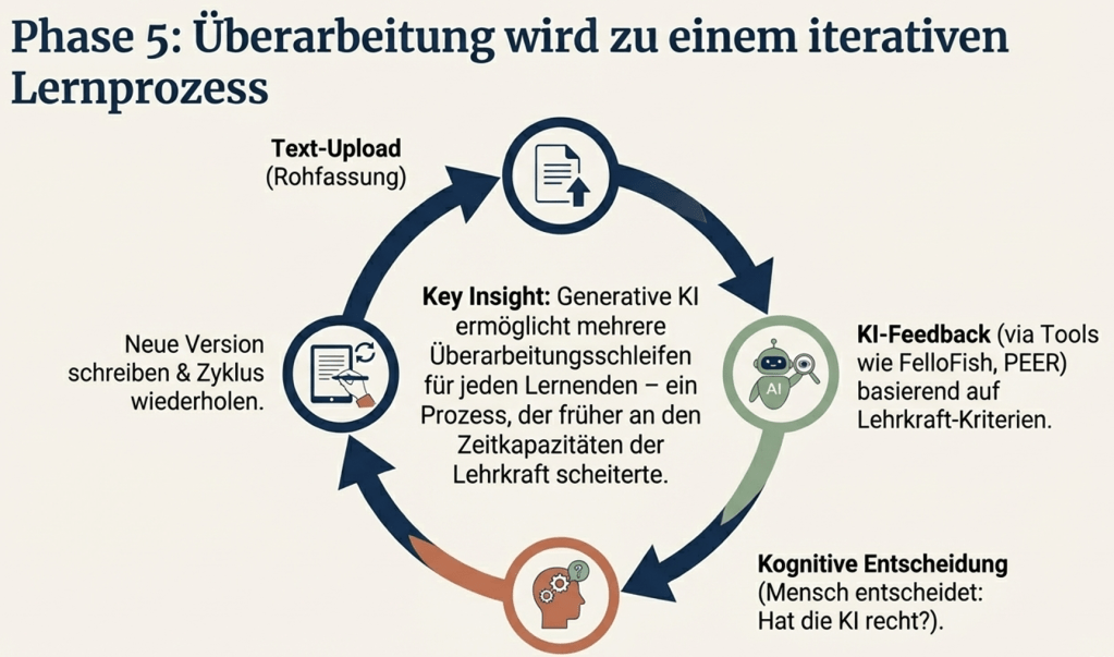 Eigenständiges Schreiben und KI: Ein Modell für Schule und Unterricht (8-Phasen-Schreibprozess) 6