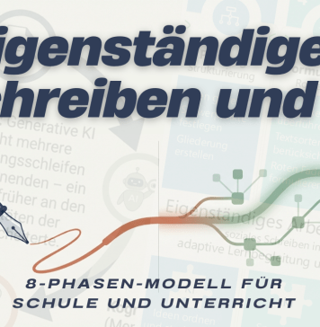 Schreiben und KI Hauke Pölert 8-Phasen-Modell