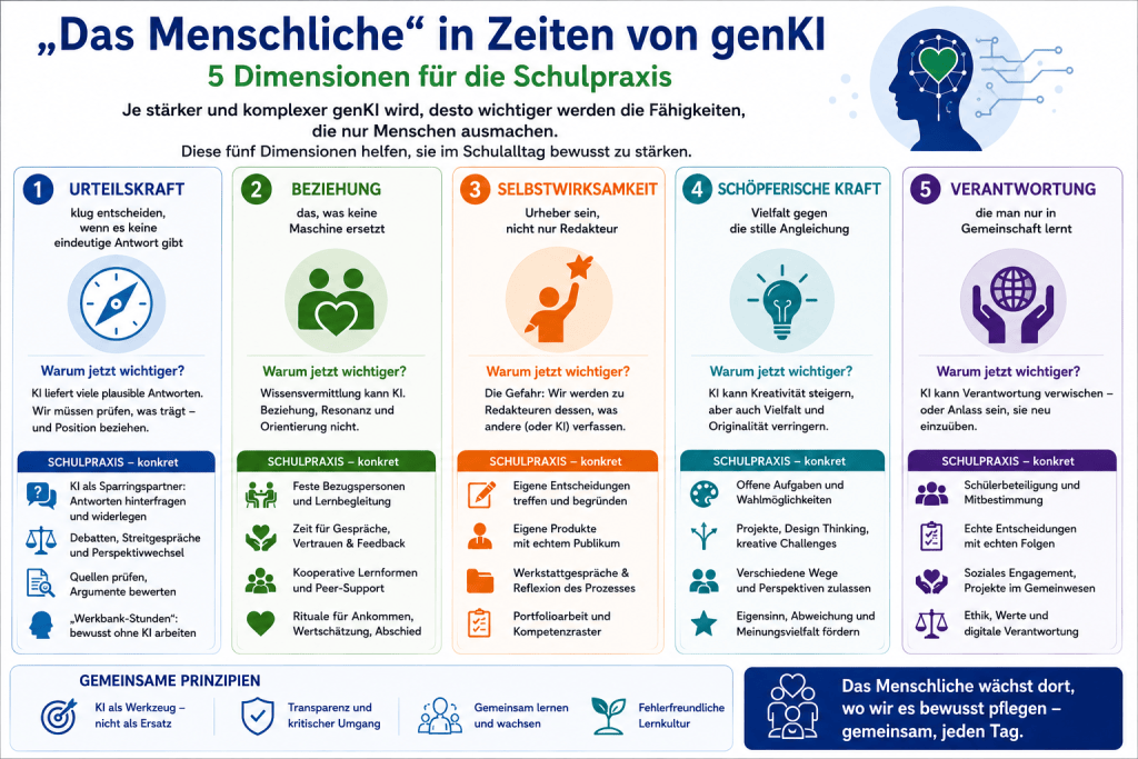 „Die Renaissance des Menschlichen" in Zeiten von KI - was heisst das für Schule und Unterricht? 4