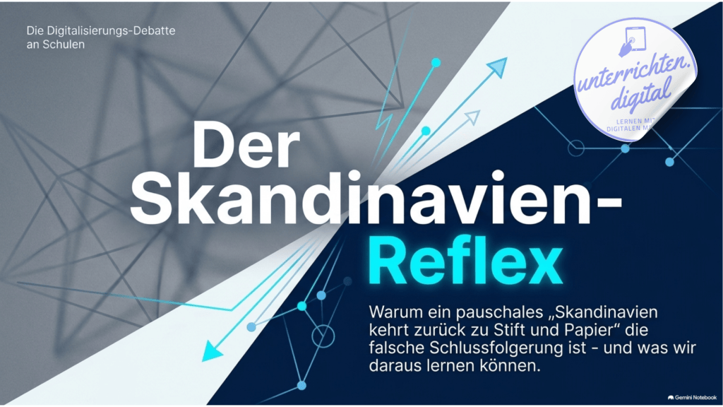 Skandinavien KI Digitalisierung Schule