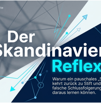 Skandinavien KI Digitalisierung Schule