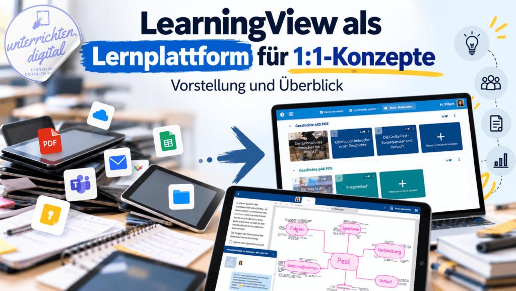 LearningView als Lernplattform für 1:1-Konzepte