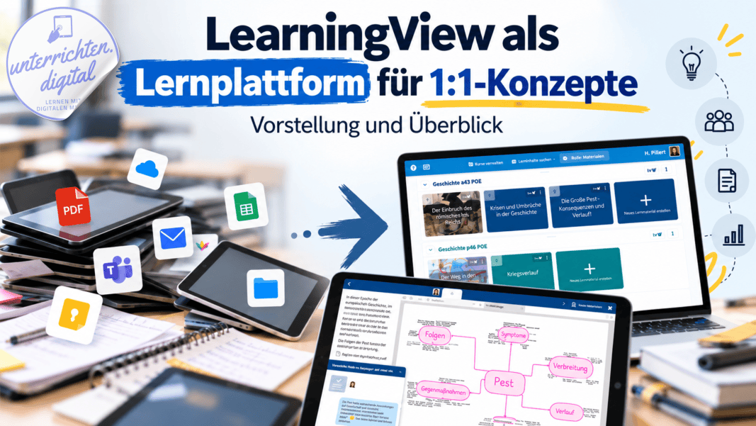 LearningView als Lernplattform für 1:1-Konzepte